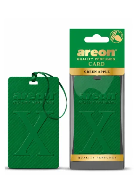 AREON SİLİKONLU X CARD GREEN APPLE